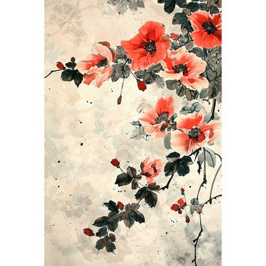 Chinese Flower Canvas